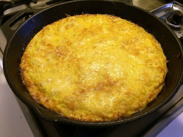 This is the most perfect looking frittata I've made to date!